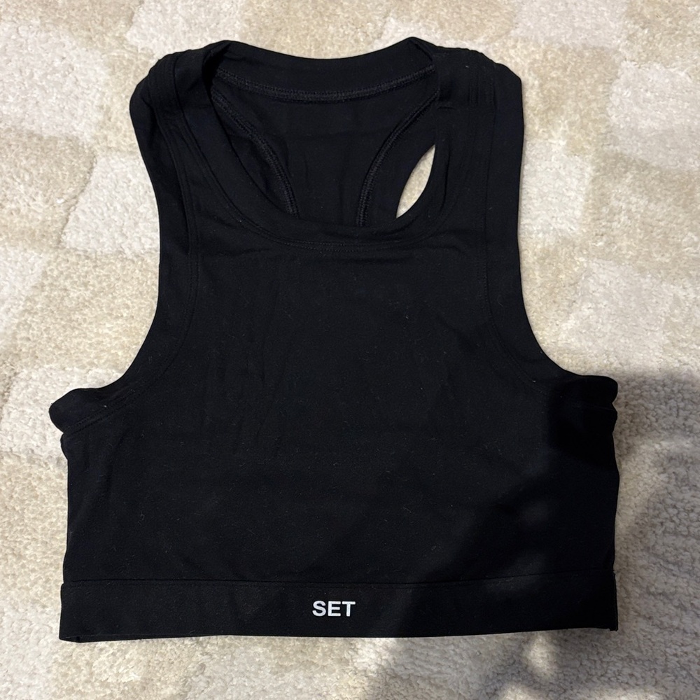 SET Active Black Sports Bra